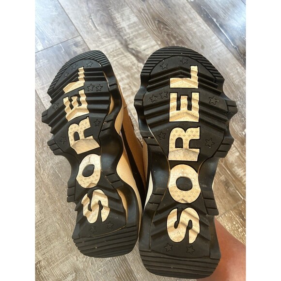 Sorel Women's Kinetic Impact Caribou Waterproof Shoes Tawny Buff, Black  Size 8 - Picture 7 of 7